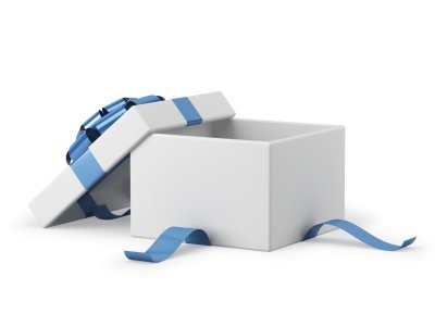 Gift box met betaalbare cadeautjes erin