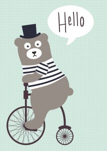 Poster hello bear