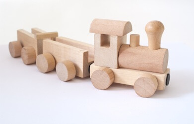 houten treintje